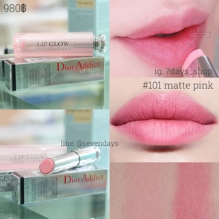Son Dior Addict Lip Glow 101 Matte Pink