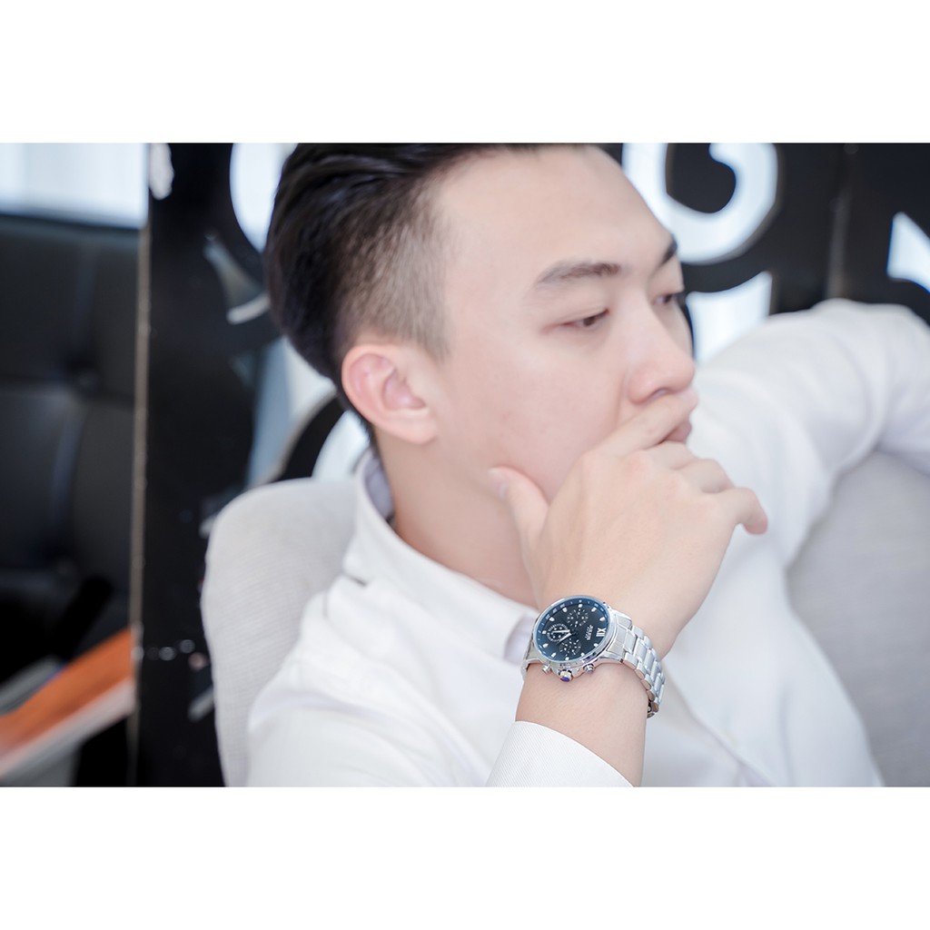 Đồng hồ nam JAH-113 Julius Homme Hàn Quốc dây thép (chọn màu)