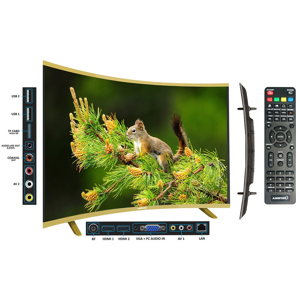 TIVI SMART ASANZO MÀN HÌNH CONG 50INCH – MODEL AS50CS6000