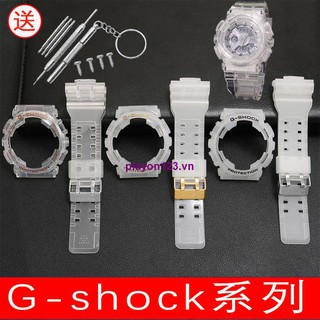 Dây đeo tay trong suốt thay thế cho đồng hồ casio g - shock ga gd - 100/130-110/120/140