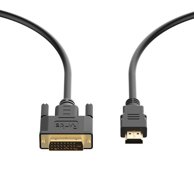 HDMI to DVI-D Video Cable Adapter HDMI Male to DVI Male Cable 1080p