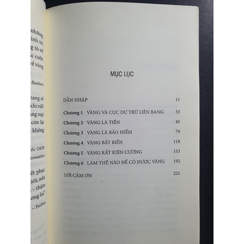 Sách - Cách Nhìn Mới Về Vàng
