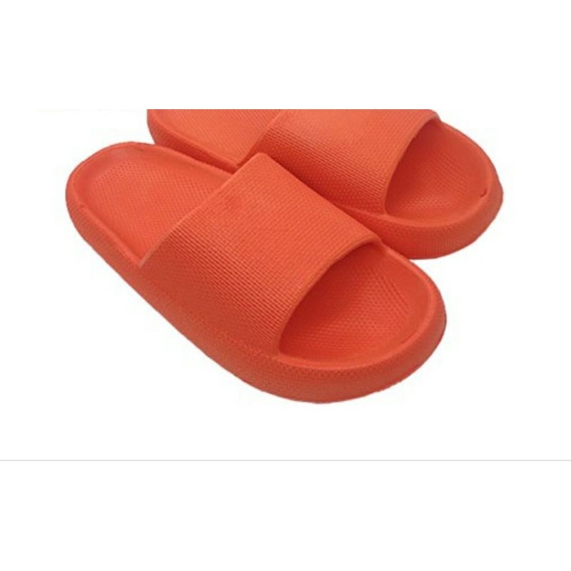 🌈HOT TREND🌈 Dép quai ngang đế bánh mì 4 phân màu cam đất, vàng, xanh lục và đen thời trang