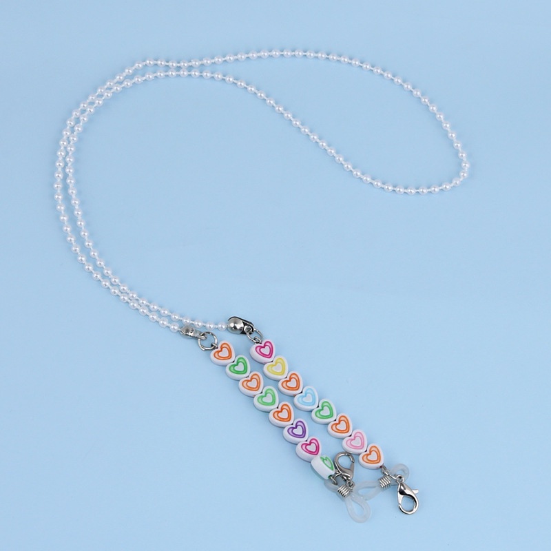 Dây đeo khẩu trang Kính Bằng Acrylic Trong Suốt Hình Mặt Cười Dễ Thương 2022