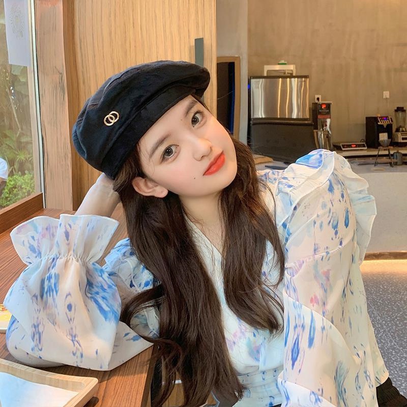 Mũ beret phong cách retro thời trang cho nữ