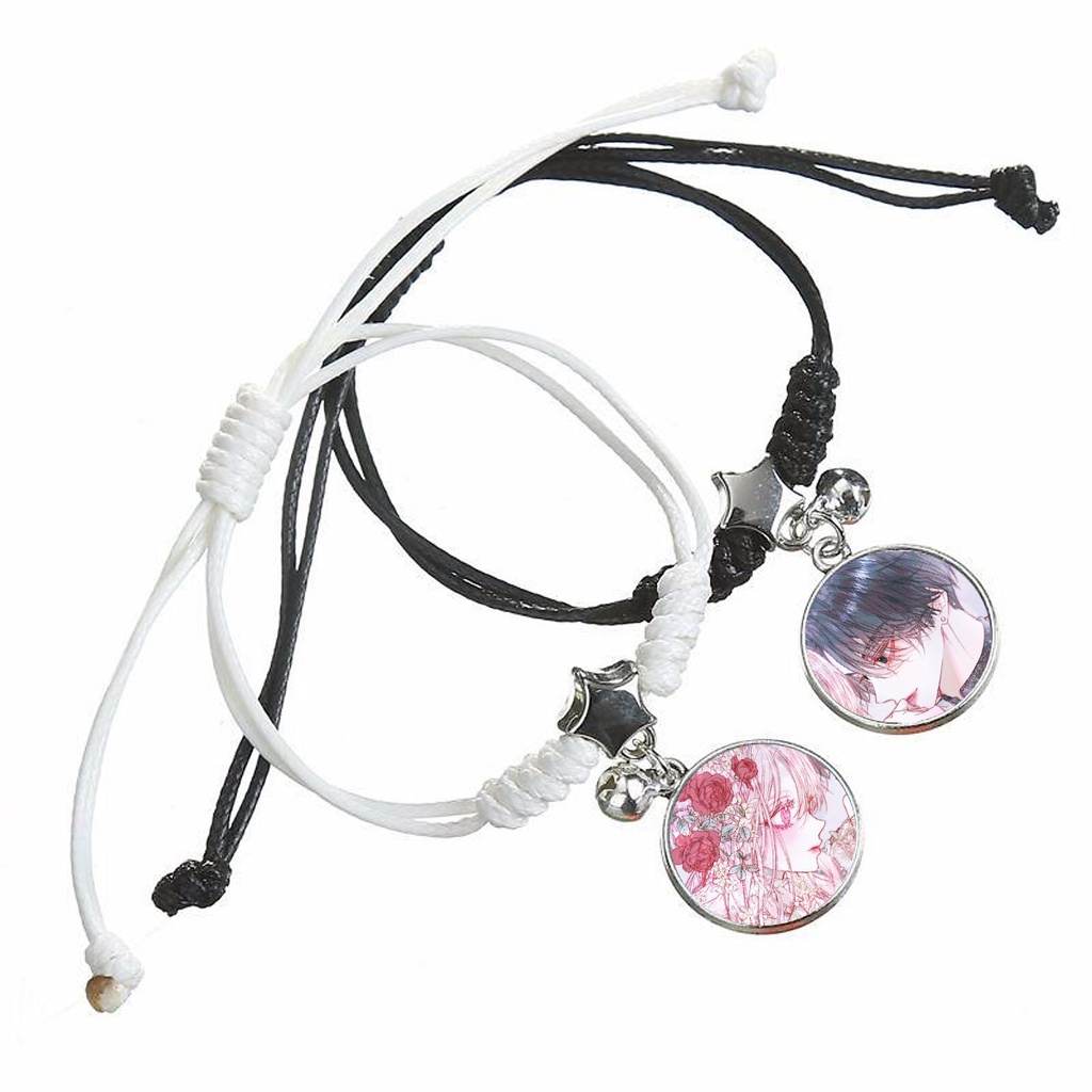 Túi tote vải đen đeo vai in hình TRỞ THÀNH GIA ĐÌNH CỦA NHÂN VẬT PHẢN DIỆN manhwa