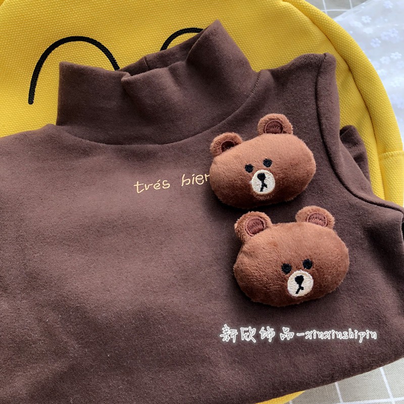 Huy hiệu cài áo, balo bằng bông gấu Brown và thỏ Cony siêu xinh