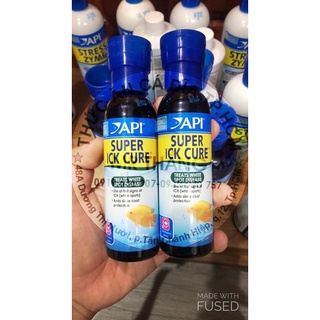 Api Supper Ick 118ml: Dung dịch trị n.ấ.m đốm trắng li ti