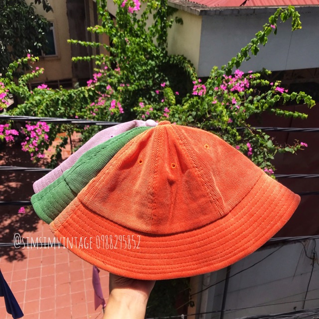 Mũ bucket vàng MARUKO siêu nổi bật Style Hàn