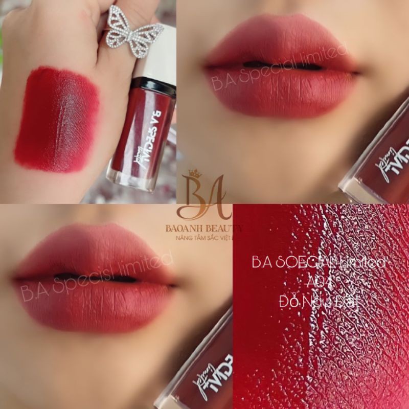 Son B.A Beauty(màu đỏ nâu đất)