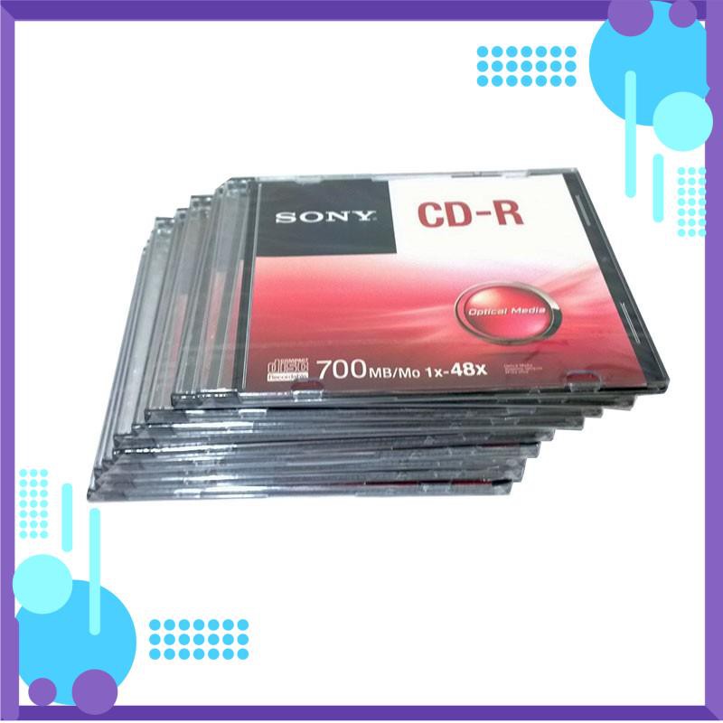Đĩa trắng Sony CD-R 700MB 80min 1-48X CDQ80SS   Thang Long