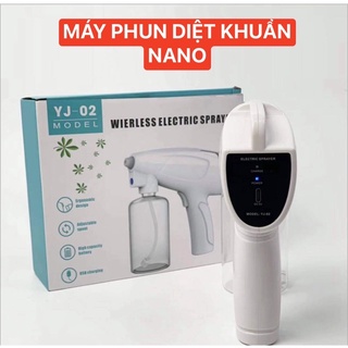 Máy xịt khử khuẩn, súng xịt khử khuẩn NANO cầm tay, pin sạc.
