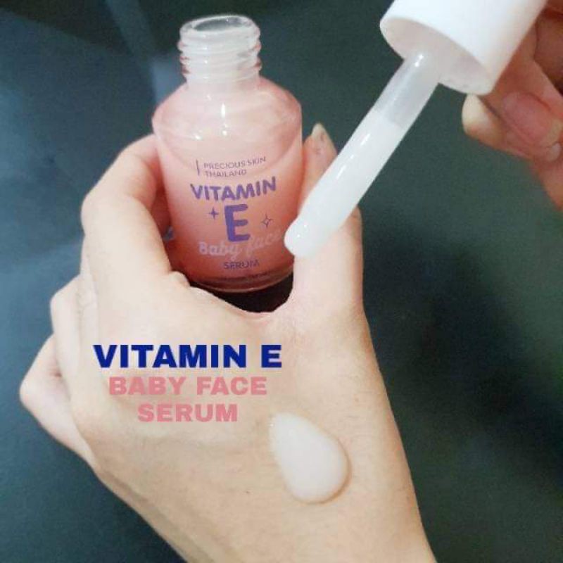 🍑 SERUM VITAMIN E CỰC MỊN, DA TRẮNG HỒNG, SIÊU CĂNG BÓNG, TRỊ MỤN, RỖ...