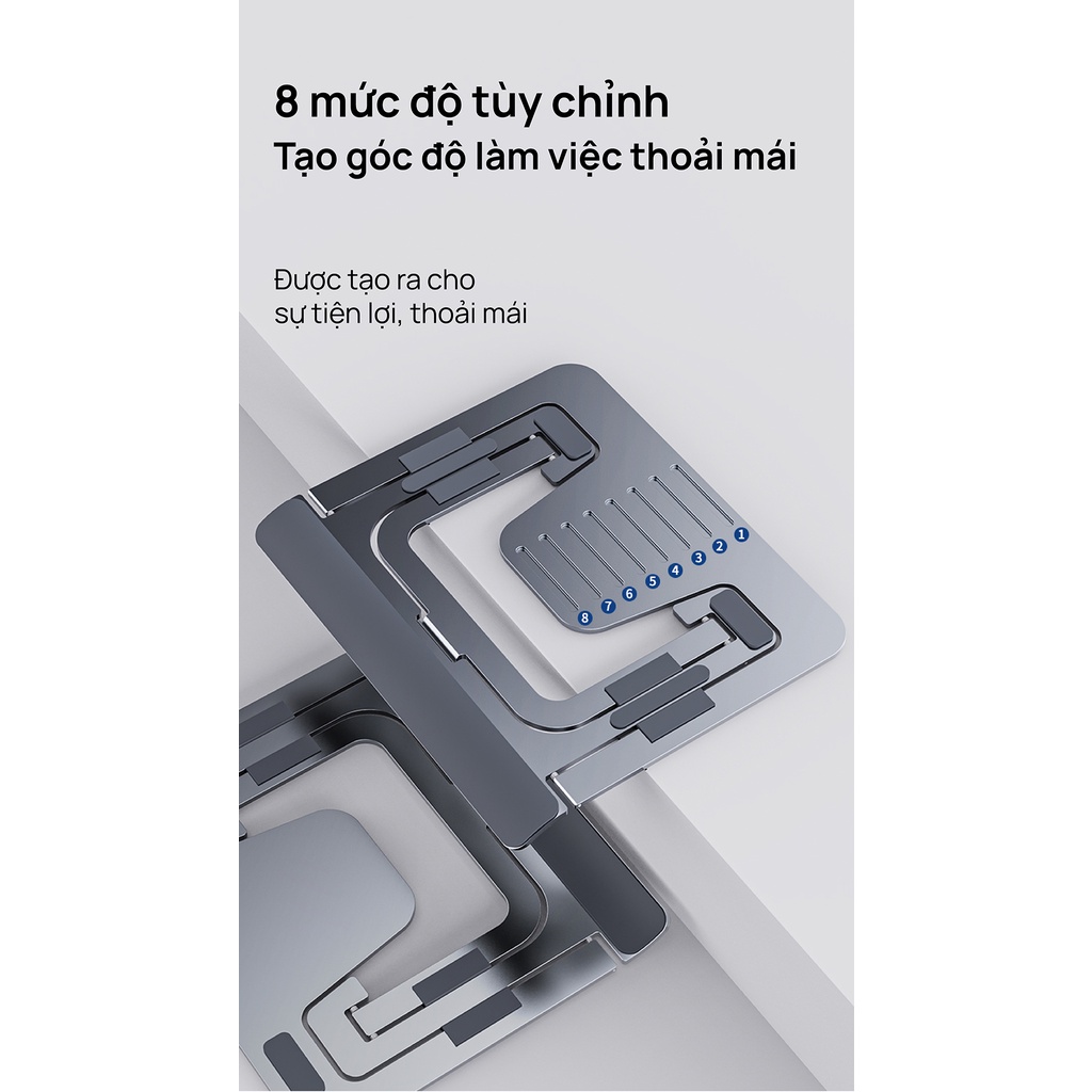 Giá đỡ Ipad / Máy tính bảng nhôm HyperWork T1 - Hàng chính hãng