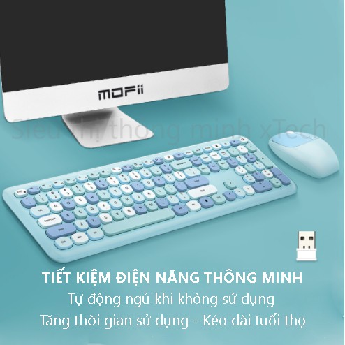 Combo bàn phím và chuột không dây MOFii Ferris Hand 666 - Hàng chính hãng có sẵn - Mẫu mới | BigBuy360 - bigbuy360.vn