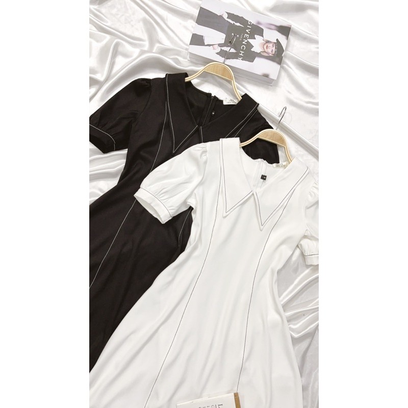 [Mã WASTMAY giảm 15% tối đa 30K đơn 150K] BÁN SỈ VÁY XOÈ VIỀN CHỈ 2 MÀU ĐEN TRẮNG CHO NỮ | BigBuy360 - bigbuy360.vn