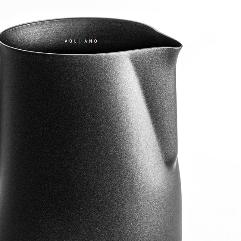 Volcano Ca đánh sữa, ca đánh sữa inox, ca đánh sữa mũi bằng, ca đánh sữa chuyên nghiệp