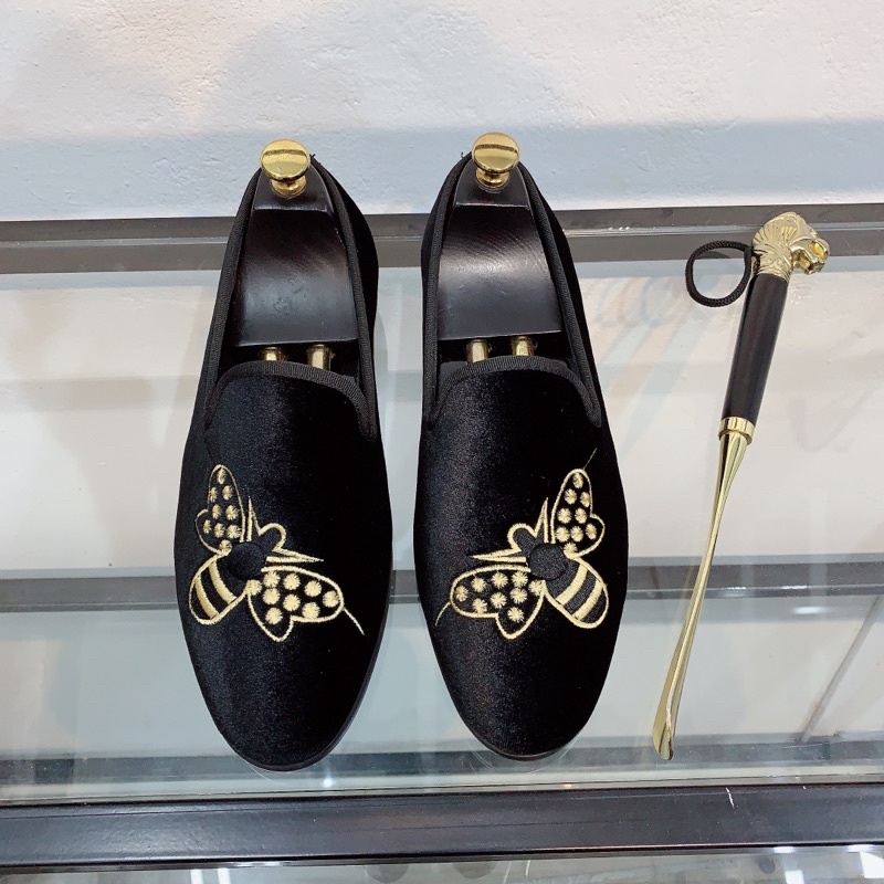 Giầy tây, giày da nam chất nhung cao cấp, kiểu dáng loafer : : 10