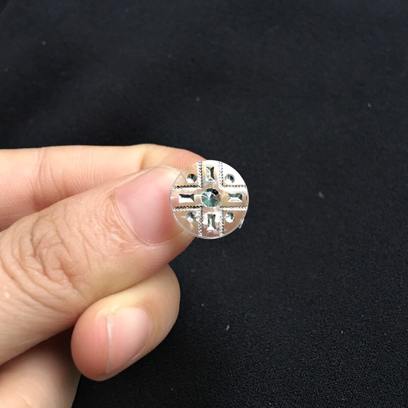 set 10 NÚT SƠ MI 1.2CM đế lồi