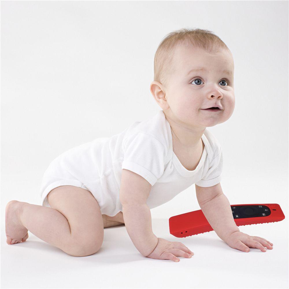 WTTLE Vỏ Bọc Điều Khiển Từ Xa Bằng Silicon Mềm Chống Rơi Chống Sốc Chống Nước Cho Samsung Smart TV BN59