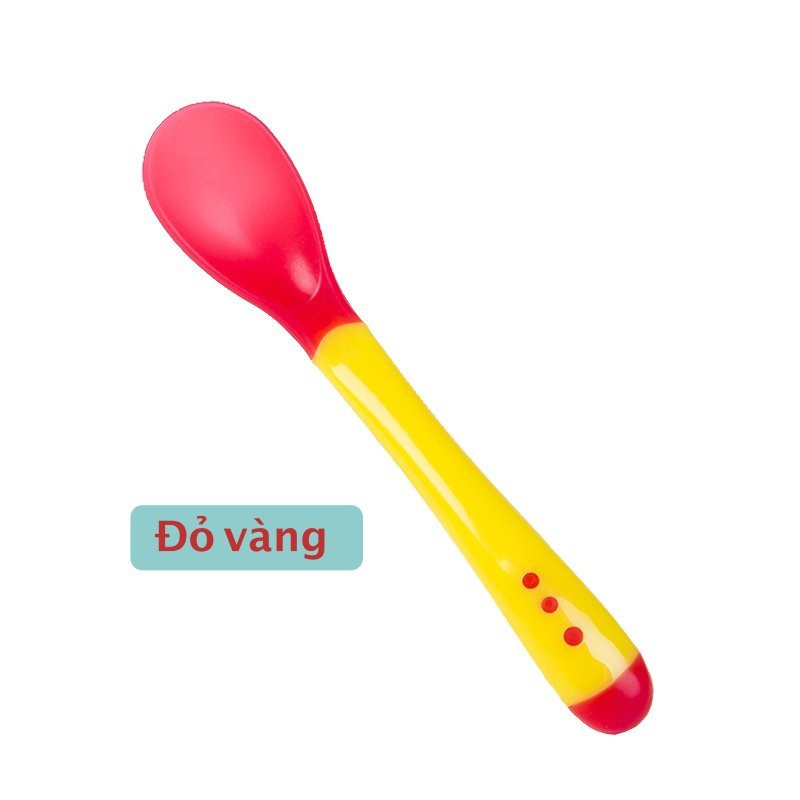Thìa Báo Nóng Silicon KIDWOW Cảm Biến Nhiệt Độ Cho Bé Tập Ăn Dặm