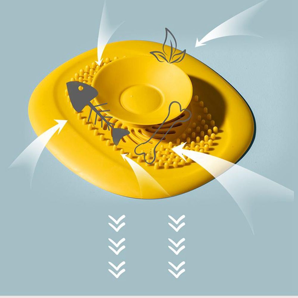 Epoch Nắp Đậy Cống Thoát Nước Khử Mùi Bằng Cao Su Silicon 4 Màu Tùy Chọn Cho Nhà Bếp / Phòng Tắm