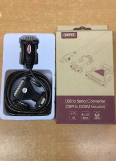 Cáp chuyển đổi USB sang RS232 (nối tiếp / DB9F sang DB25M)