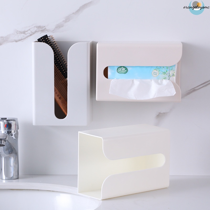 Hộp Đựng Khăn Giấy Da Tường Hình Chữ Nhật 88310