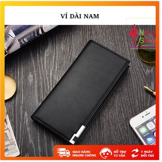 Ví cầm tay nam - Xả Kho - Bóp tiền nam dài chất liệu da pu sang trọng gấp gọn nhiều ngăn