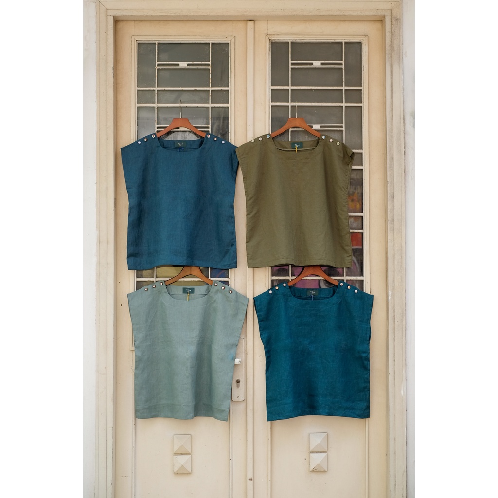 Tenratvui - Áo Little Buttons