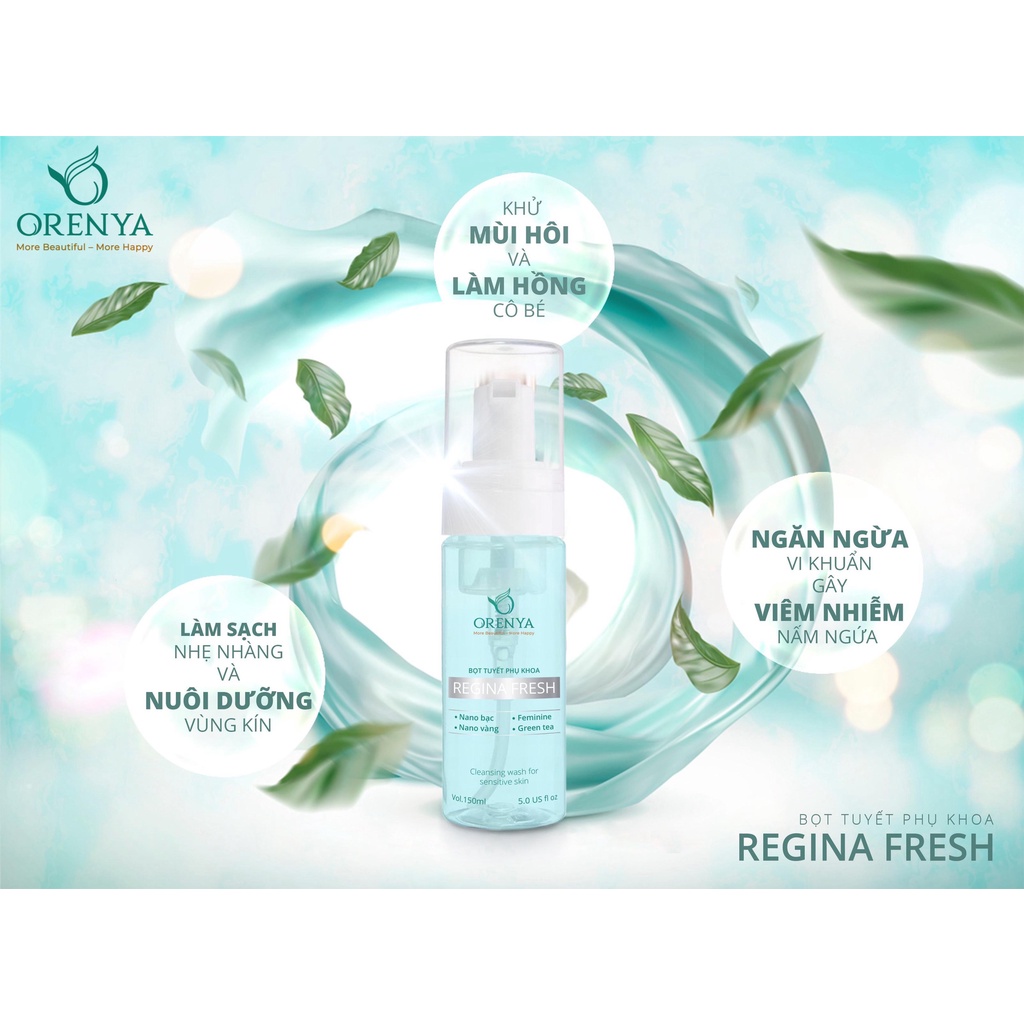 Nước rửa phụ khoa 150ml / Dung dịch vệ sinh phụ nữ Orenya Làm sạch dịu nhẹ, chăm sóc vùng kín - ORENYA TPHCM