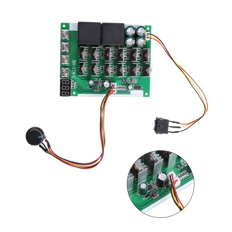 Bộ Điều Khiển Tốc Độ Động Cơ DC 12V 24V 36V 48V 10-55V 60A