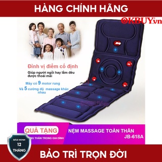 Nệm (đệm) Massage Toàn Thân Đèn Hồng Ngoại Cao Cấp JB-618A | OKbuy