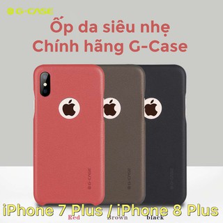 Ốp lưng bằng da siêu mỏng chính hãng G-Case cho iPhone 7 Plus / iPhone 8 Plus
