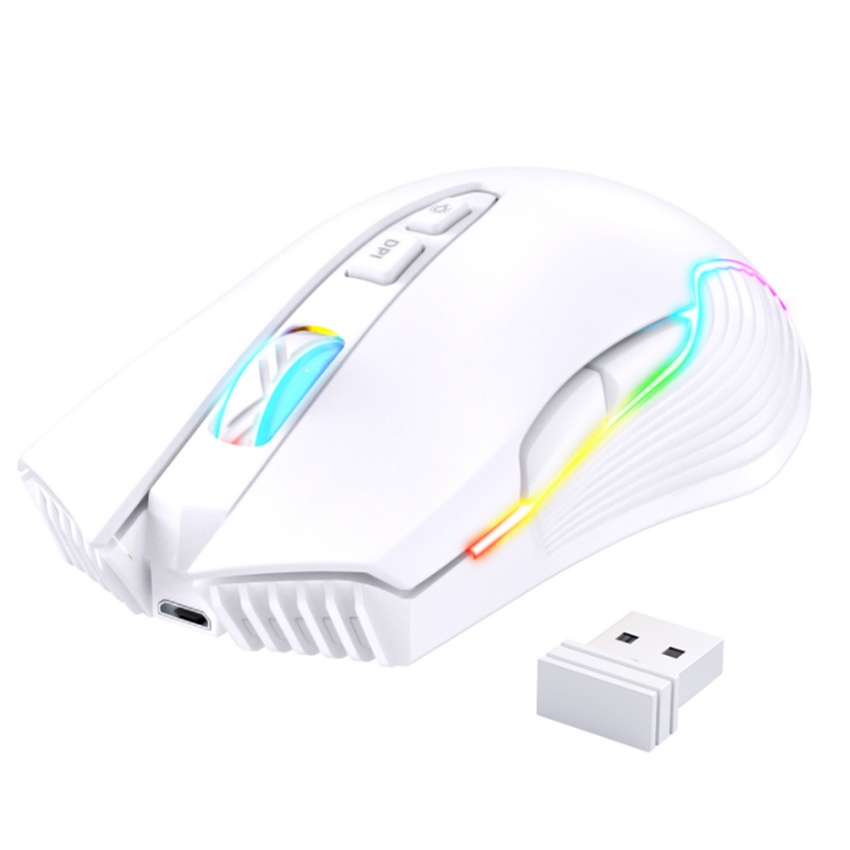 Chuột Máy Tính Onikuma CW905 Màu Hồng RGB 5 DPI 3600