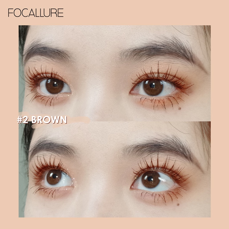 Bộ 3 mảnh FOCALLURE Eye Chứa bút kẻ mắt + chì kẻ mày + mascara