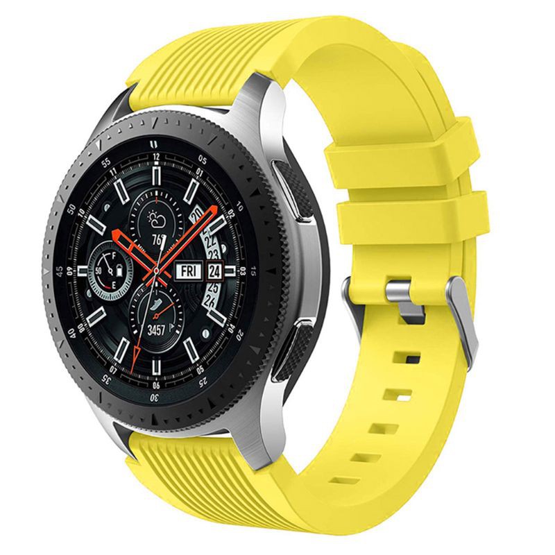 Dây Đeo Silicon Thay Thế Cho Đồng Hồ Thông Minh Samsung Galaxy Watch 46mm Sm-r800 Samsung Gear S3 Frontier