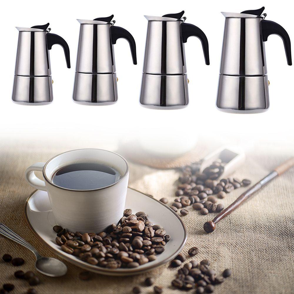 JANE Máy Pha Cà Phê Espresso Chịu Nhiệt Nhanh Phong Cách Ý Cổ Điển 2 / 4 / 6 / 9