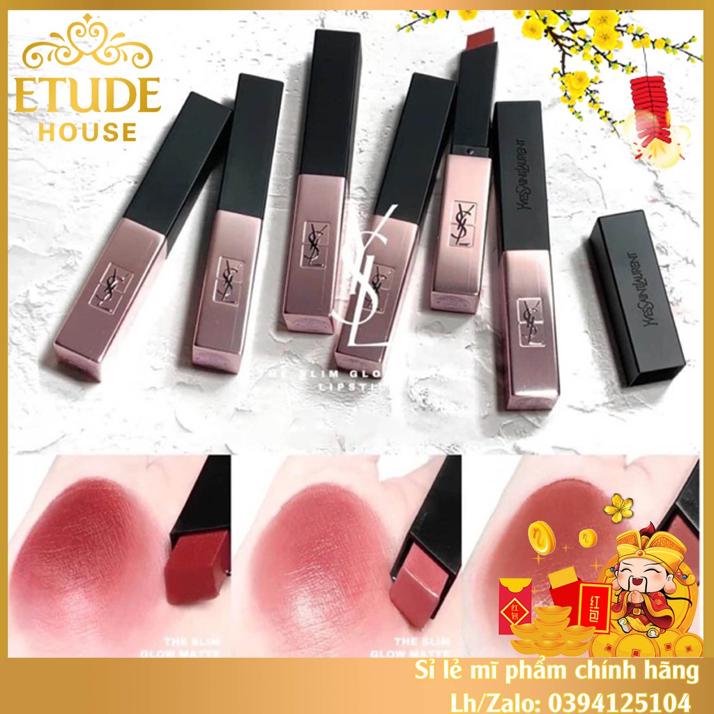 [Chính Hãng] CHUẨN AUTH 100% ĐỦ BILL Son YSL The Slim Glow Matte Lipstick | BigBuy360 - bigbuy360.vn