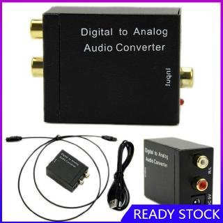 Bộ chuyển đổi âm thanh kỹ thuật số analog RCA L / R và dây cáp