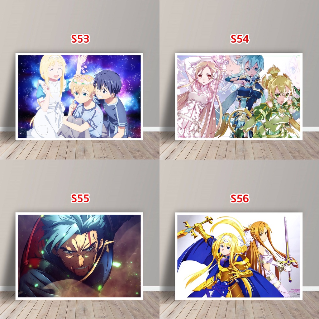 Tấm Postcard Cao Cấp Anime Sword Art Online: Alicization
