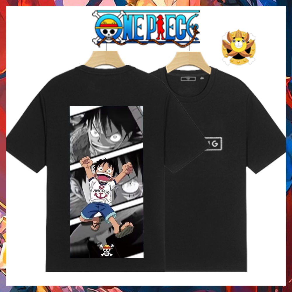 One Piece /Áo phông nam nữ unisex tay lỡ  Cực Ngầu form rộng