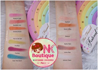<sale can date> Phấn mắt TOO FACED LIFE'S A FESTIVAL