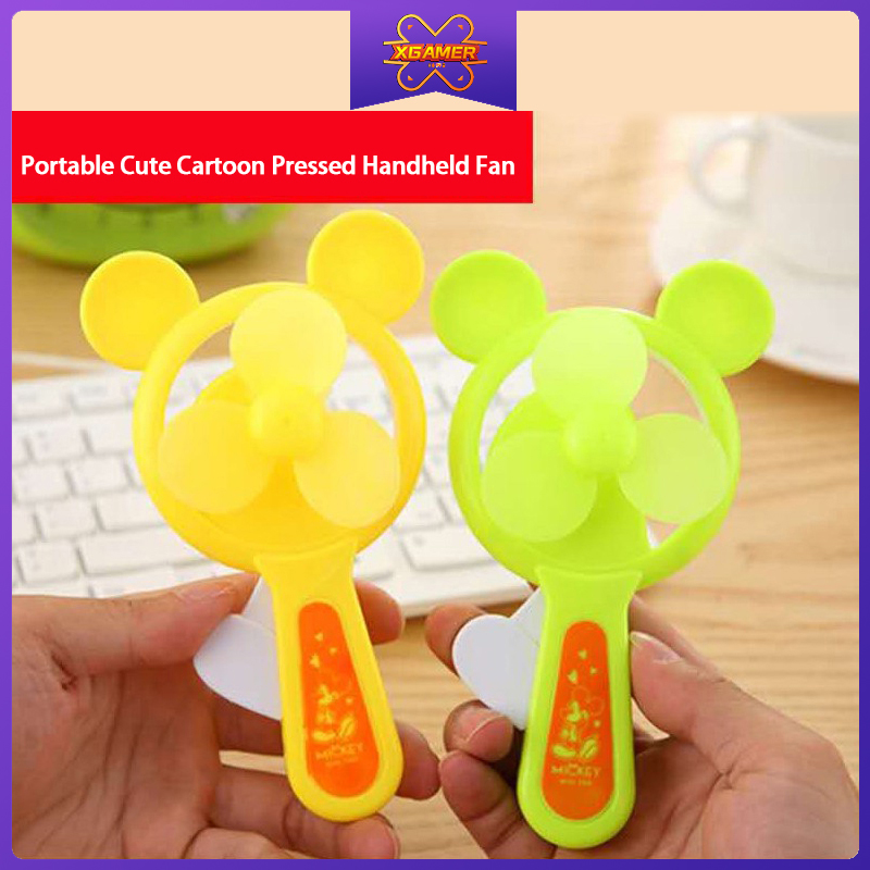 XGamer Portable Cute Cartoon Pressed Handheld Fan