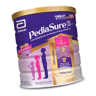 SỮA BỘT PEDIASURE 850G DATE 2022.