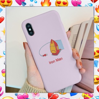 Họa tiết iron man - ốp iphone dẻo