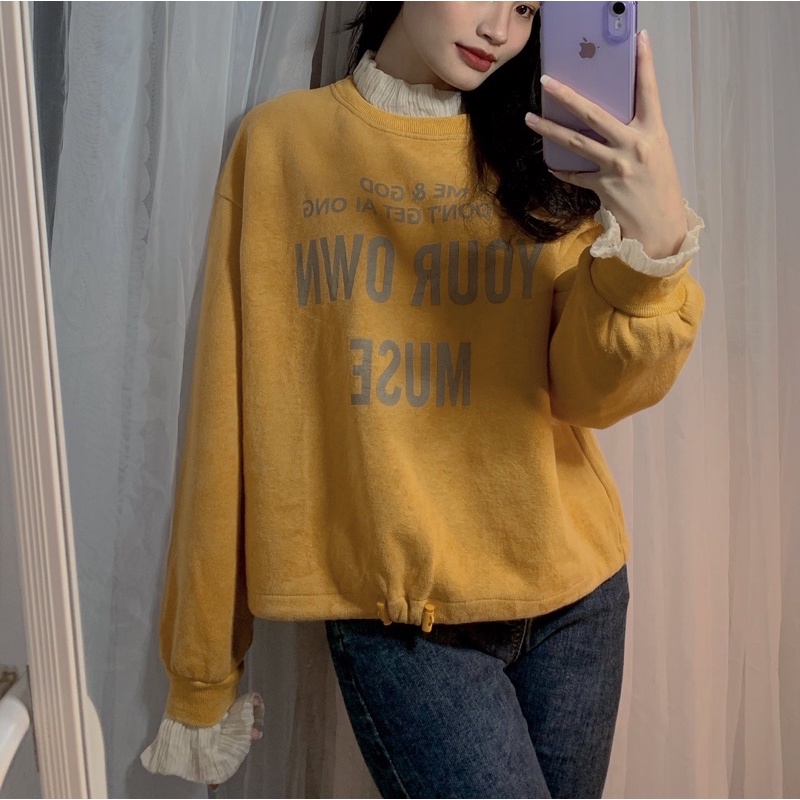 Áo nỉ 2hand chất dày ( kèm ảnh thật)