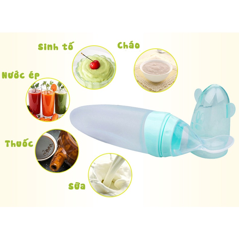 Thìa ăn dặm cho bé, thìa tập ăn uống sữa