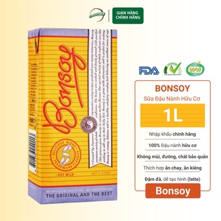 BONSOY Úc - Sữa Đậu Nành Hữu Cơ - Nhập Khẩu - Nguyên Liệu Pha Chế - Latte - Trà Sữa - Thay Sữa Bò