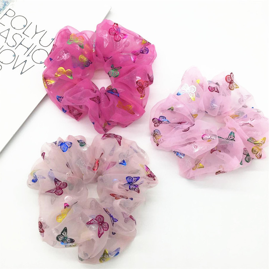 Dây Buộc Tóc Hình Bướm Xinh Xắn Dành Cho Nữ